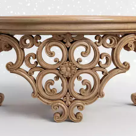 Skilled artisan using traditional chisel and mallet to hand carve lotus motif pattern into rosewood chair backrest